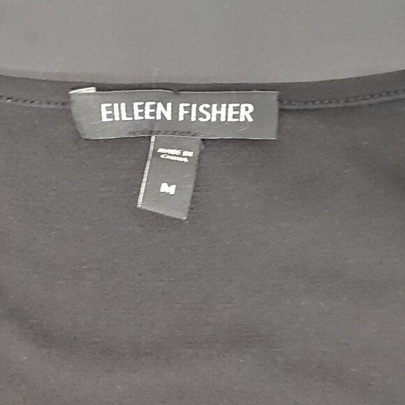 EILEEN FISHER STRETCH SILK JERSEY SHELL TUNIC TANK - Picture 5 of 5